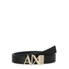 Armani Exchange za moške. 951017CC50571820 Usnjeni pas črna, mornarska (34), Črna, Priložnostno, Classic, Mornarica