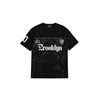Kleidermafia Majica Oversize Brooklyn T-shirt - Black and Anthracite črna