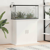 Stalak za akvarij bijeli 81 x 36 x 73 cm od konstruiranog drva