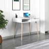 Hanah Home Radni sto sa policama Offer, 90x80x60 cm, Beli