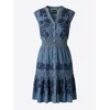 KOROSHI Dolga srajca  moder denim / temno modra