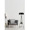Aberto Design Podna lampa Venedik Retro 8 , 165 cm, E27, Crna
