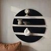 HANAH HOME Dekorativna metalna zidna polica Vlnt 118 Syh