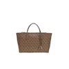 GUESS Nakupovalna torba Guess Cabas Marissa Monogramme Latte Logo bež