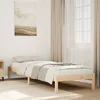Dugi okvir kreveta bez madraca bijeli 80x220 cm od borovine