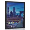 Plakat nočno velemesto - 30x45 white