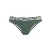 LASCANA Bikini hlačke oliva/bela