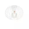 Dizajnerska stropna svetilka bela 30 cm - Johanna