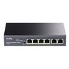 CUDY FS1006P PoE+ 6port switch