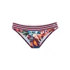 VENICE BEACH Bikini hlačke cijansko modra / oranžna / bordo / bela