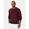 Tommy Hilfiger Pulover Fairisle MW0MW44815 Bordo rdeča Regular Fit