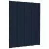 Krovni panel 12 pcs Antracit 60 x 45 cm Pocinčani čelik