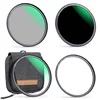 K&F 58mm Magnetic MCUV+CPL+ND1000+Filter Ring Kit
