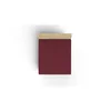 Maroon Ranforce Super King Fitted Sheet
