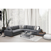 Atelier del Sofa Ugaona garnitura Loop 5 95x85x282cm Antracit