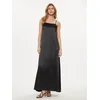 Fracomina Poletna obleka FS24SD3006W45101 Črna Loose Fit