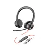HP poly blackwire 8225 stereo/hibrid anc/afence/usb-c+usb-c/a adapter/8x223aa/crna slušalice ( 8x223aa )