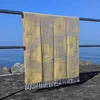 Fouta bombažna brisača Teos 90 x 175 cm, rumena