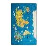 Conceptum Hypnose Tepih World Map, 140x190 cm, Plavi