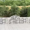 Gabionska košara s lukom 200 x 30 x 60/80 cm pocinčano željezo