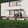 Bioklimatska pergola Antares Stenska, 3 x 6, Bela, Ročni