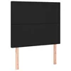 Uzglavlje crno 90x5x118/128 cm umjetna koža