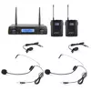 VONYX WM62B UHF 16CH With 2 Bodypacks brezžični naglavni mikrofon