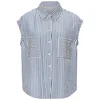 VIVANCE Bluza kremna / mornarska