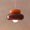EGLO Visoka svetilka Torchiarolo, bordo/oranžna, kovina, E27 - Dnevna soba/jedilnica - Sodobni - bordeaux, oranžna