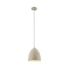 Schöner Wohnen 12540-42 - Luster na sajli TRAVENTA 1xE27/40W/230V prečnik 21 cm beton