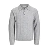 JACK & JONES Pulover JJGAVIN pegasto siva