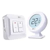 Sobni ručni bežični termostat 230V/16A 2xAA beli