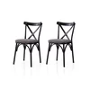 HANAH HOME Set 2 stolice Ekol 291 V2