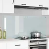 Kuhinjski zid 2 pcs Bijelo 70 x 60 cm Staklo otporno na udarce
