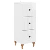 Ormar s ladicama Bijela visokog sjaja 33 x 34,5 x 90 cm