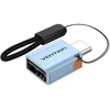 Vention USB 3.1 OTG adapter USB-C na USB-A s trakcem, sive barve
