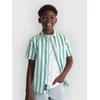 Vans Lawson Stripe Kids Shirt vivid verdant