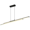 Globo 67342-24H - KIRINA LED luster na sajli LED/24W/230V 3000K crna