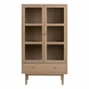 Vitrina iz hrastovega dekorja 80x145 cm Aston - Actona