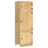 Vidaxl Za omarice SKI Medeno Rjava 66 x 58 x 207 cm Masivno borovo les