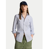 Polo Ralph Lauren Bluza  svetlo modra / konjak / bela