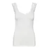 Vero Moda Rosa Majica brez rokavov 798353 Bela