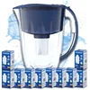 shumee Aquaphor Ideal 2,8 l temno moder filter vrč + 10 filtrov B15, B100-15