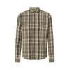 JOOP! Jeans Srajca Hali oliva/temno zelena/bela