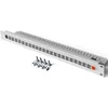 Patch panel za 24 modula RJ45 za rek 19 inca,beli