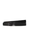 Ženski pas Calvin Klein Ck Loop Rnd Buckle 2.5_Smooth K60K612936 Črna
