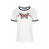 Ermanno Firenze Ženska majica kratkih rukava D40EL035EB3-1011, Belo-Crvena