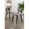 HANAH HOME Set stolica (4 komada) Arfe Grey Black