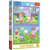 Trefl Puzzle Peppa Pig: Peppa na igrišču 2x24 kosov