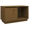 Vidaxl TV omarica medeno rjava 74x35x44 cm trdna borovina